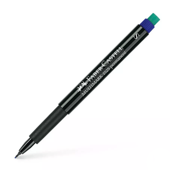 Маркер перманентний Faber-Castell OHP Multimark, Multimark, Синій, (152351)