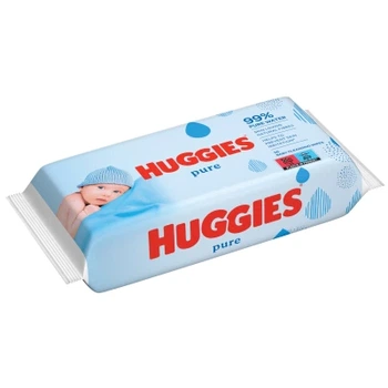 Влажные салфетки Huggies Pure 56 шт