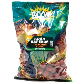 Бойли прикормочні варені Boom 20 mm 1 кг (Тигровий горіх)