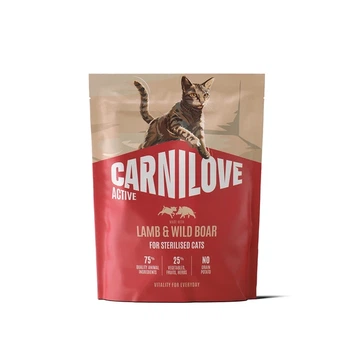 Сухий корм для дорослих стерилізованих котів Carnilove Cat Active Sterilised з ягням та диким кабаном 400 г
