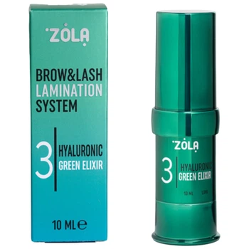 ZOLA Color Lab 03 Hyaluronic Green Elixir, Склад для ламінування, 10 мл