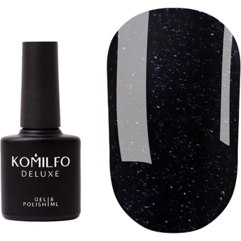 KOMILFO Glitter Top No Wipe Топ без липкого шару, 8 мл