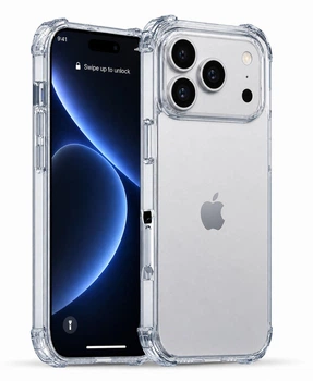 Протиударний чохол для Apple iPhone 17 Pro Max Fruct Crystal з бортиками Anti-Yellow Прозорий