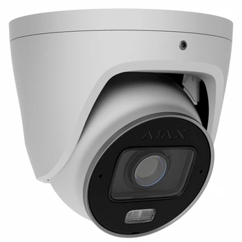 IP-камера дротова Ajax TurretCam hlvf 5 mp White, 2.8-12 мм, PoE, True wdr, ip67, ік 60 м, led 40 м, аудіо, кут огляду від 31° до 111°, вулична, біла, 126281.197.wh1 000063794