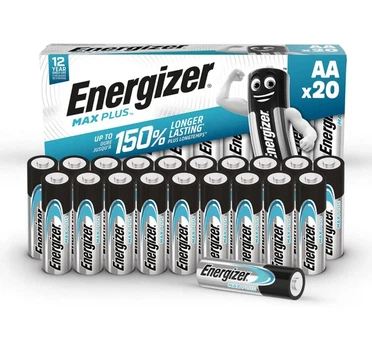 Батарейки Energizer MAX PLUS AA LR6 20 шт.
