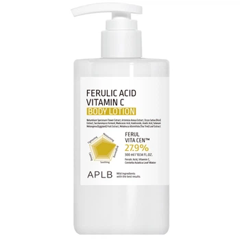 Зволожувальний лосьйон для тіла з феруловою кислотою і вітаміном C APLB Ferulic Acid Vitamin C Body Lotion 300 мл