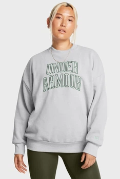 Жіночий сірий світшот UA Icon HWT Terry OS Crew Under Armour M 1386493-011