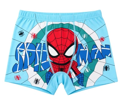 Трусы детские Spider-Man р-р-6-8 рост 122 см L Голубой