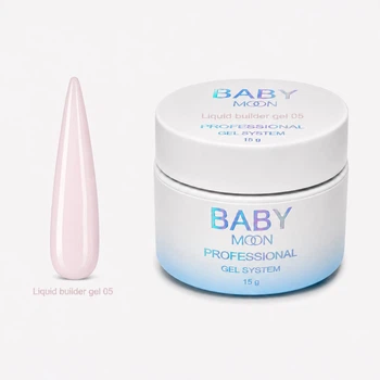 Жидкий гель Baby Moon Liquid Builder Gel для укрепления и моделирования ногтей, 15 мл № 05 ( 5905123011474 )