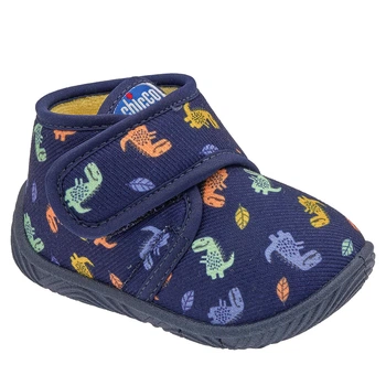 Тапочки Chicco Timbal Dinosaur, цвет синий, размер 18 (263.23066.800)