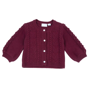 Кардиган Chicco Hanne, цвет бордовый, размер 80 (263.02720.078)