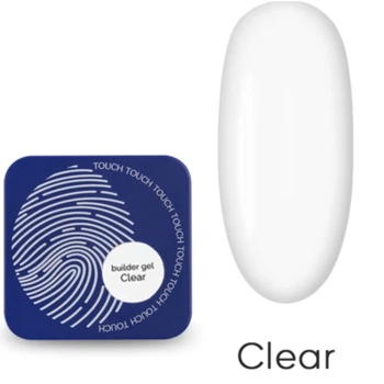 TOUCH Builder Gel Clear Камуфлюючий будівельний гель, 10 мл