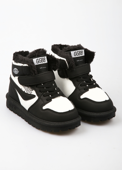 Черевики Fashion 22 Чорно-білий (DRO-G1633-2-Black-and-white)