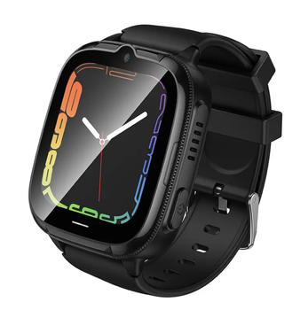 Дитячий смарт-годинник 4G GPS Wi-Fi з відеодзвінками та SOS HOCO Y106, чорний