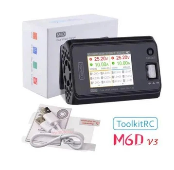 Універсальний зарядний пристрій ToolkitRC M6D 500W DC 2-канала
