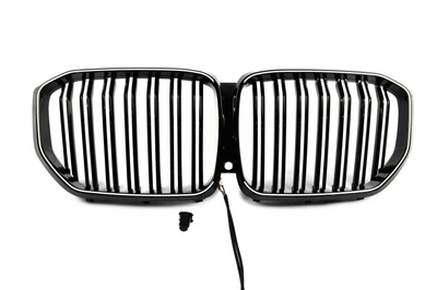 Ноздри BMW M-Look LED (2019-2022, черный глянец) для BMW X5 G05 2019–2026 гг