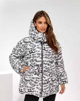 Зимный женский пуховик Eva Classic ТЕССА белый 40