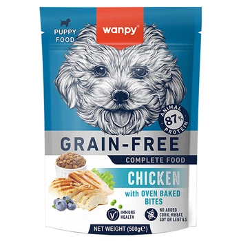 Сухой корм Wanpy Puppy Grain Free Chicken Сухой беззерновой корм с курицей для щенков всех пород 0,5 кг (6927749823087)