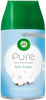 Замінний балон для автоматичного аерозольного освіжувача повітря Air Wick Freshmatic Pure Soft Cotton, 250 мл