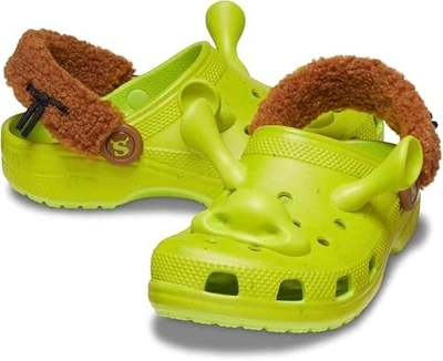 Жіночі крокси класік Клог Шрек Crocs Classic Dreamworks SHREK Clog (38-39, зелений)