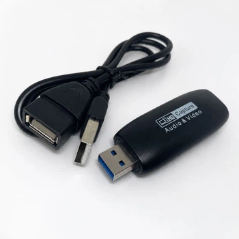 Карта захоплення відео HDMI–USB 2.0 HW-1403, 4K Input / Full HD 1080P, для OBS, стрімінгу, камер та ігор