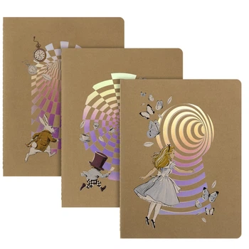 Набір блокнотів Moleskine Cahier Alice Adventures in Wonderland 3 шт 8056711513782