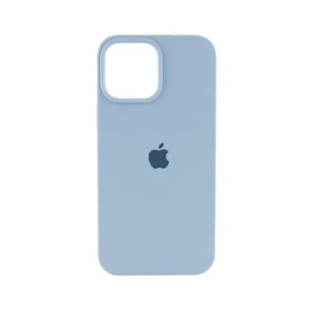 Чохол силіконовий Full Silicone Case for iPhone 16 Pro Mist Blue (з закритим низом)