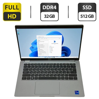 Ультрабук Б-класс Dell Latitude 5420 / 14" (1920x1080) IPS Touch / Intel Core i7-1185G7 (4 (8) ядра по 3.0 - 4.2 GHz) / 32 GB DDR4 / 512 GB SSD / Intel Iris X Graphics / WebCam / Windows 11 Pro б/у