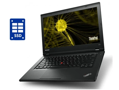 Ноутбук Б-класс Lenovo ThinkPad L440 / 14" (1366x768) TN / Intel Core i3-4000M (2 (4) ядра по 2.4 GHz) / 8 GB DDR3 / 120 GB SSD / Intel HD Graphics 4600 / WebCam б/у