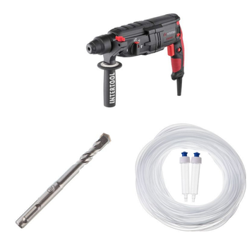 Набір для буріння INTERTOOL: перфоратор WT-0170 + бур SD-1011 + рівень MT-1475
