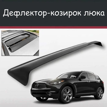 Спойлер дефлектор на люк Infiniti QX70 Інфініті КуІкс70 козирок даху
