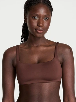 Бюстгальтер без косточек бесшовный Victoria's Secret 43621991 XL Коричневый (1161972798)