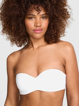 Бюстгальтер с косточками бесшовный Victoria's Secret 98194222 36A Белый (1162081022)