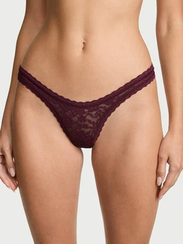 Трусики танга женские Victoria's Secret 478012656 S Бордовые (1162134726)