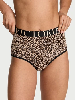 Трусики слипы женские хлопковые Victoria's Secret 797889693 M Леопардовые (1161954192)