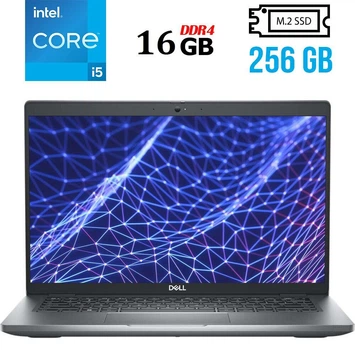 Ультрабук Dell Latitude 5430 / 14" (1920x1080) IPS / Intel Core i5-1245U (10 (12) ядер по 1.6 - 4.4 GHz) / 16 GB DDR4 / 256 GB SSD M.2 / Intel Iris Xe Graphics / WebCam / Fingerprint / USB 3.2 / HDMI / Windows 10 б/в