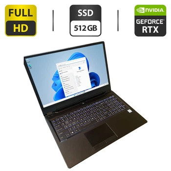 Ігровий ноутбук Б-класу Clevo P960RN / 16,1" (1920x1080) IPS / Intel Core i7-9750H (6 (12) ядер по 2,6 - 4,5 ГГц) / 16 ГБ DDR4 / 512 ГБ SSD / nVidia GeForce RTX 2080, 8 ГБ GDDR6, 256-біт / WebCam б/в