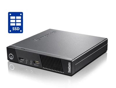 Неттоп Lenovo ThinkCentre M53 USFF / Intel Pentium J2900 (4 ядра по 2.41 - 2.66 GHz) / 4 GB DDR3 / 128 GB SSD / Intel HD Graphics б/у