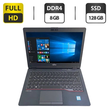 Нетбук Б-класс Fujitsu LifeBook U727 / 12.5" (1920x1080) IPS / Intel Core i5-6200U (2 (4) ядра по 2.3 - 2.8 GHz) / 8 GB DDR4 / 128 GB SSD / Intel HD Graphics 620 / WebCam б/у