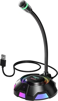 Микрофон Aigo K2USB компьютерный конденсаторный, для стримов и конференций