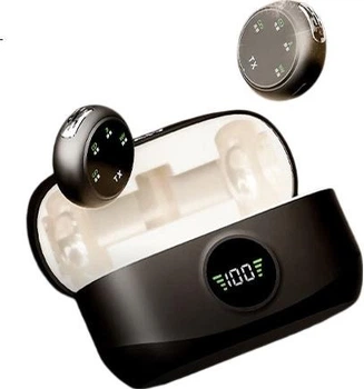 Микрофон петличный Soaiy MK50 двухканальный, бежевый