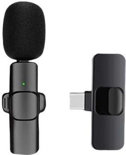 Микрофон Soaiy WD20 петличный беспроводной со звуковой картой для стриминга/TikTok, Type-C, шумоподавление