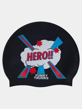 Шапочка для плавання Funky Trunks Silicone Swimming Cap - Big Funky Hero