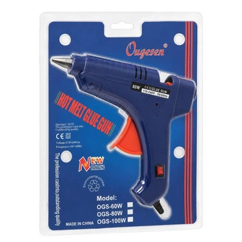Пістолет клейовий "Hot melt" IMG4818 (Blue) 60W, 1,1 см, з перемикачем