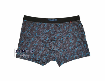 Графитовые мужские трусы шорты с абстрактным рисунком Colour style TASO 5838 XL