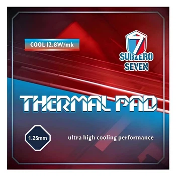 Термоінтерфейс SubZero Seven Cool 12.8 W/mK 100x100x1.25 мм Cool12.8W1.25 мм