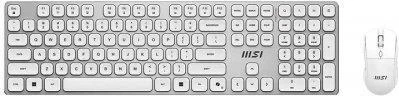 Комплект (клавиатура + мышь) MSI FORGE K210 W COMBO WHITE