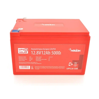 Литий-железо-фосфатный аккумулятор Merlion LiFePO4 12.8V 12AH (4S2P/BMS-15A), (151x99x99) for UPS, до 5000 циклов