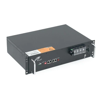 Аккумуляторная батарея Ritar YG46750 LiFePO4 25,6V 100Ah с Bluetooth, 2560Wh BMS100-8S для монтажу в стийку (522x240x219)(224)), 23kg