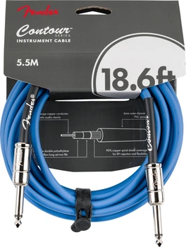 Кабель інструментальний FENDER CABLE CONTOUR SERIES 18.6' LAKE PLACID BLUE (301301)